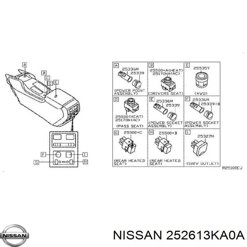  252613KA0A Nissan/Infiniti