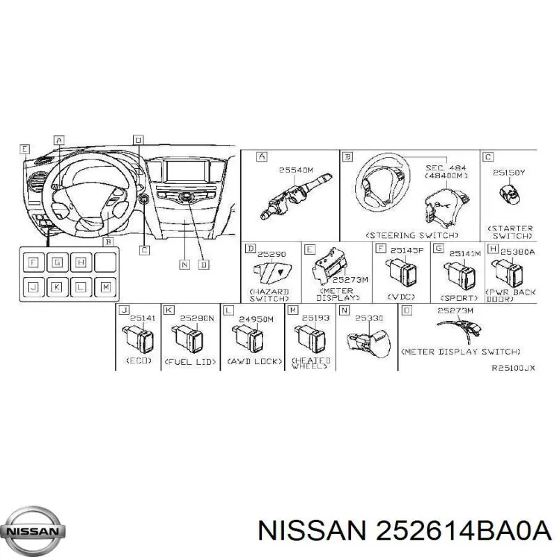 252614BA0A Nissan/Infiniti 