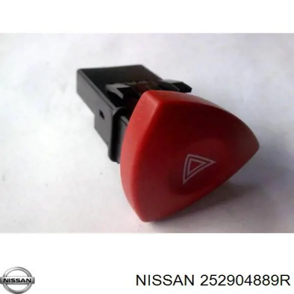 Кнопка включения аварийного сигнала 252904889R Nissan