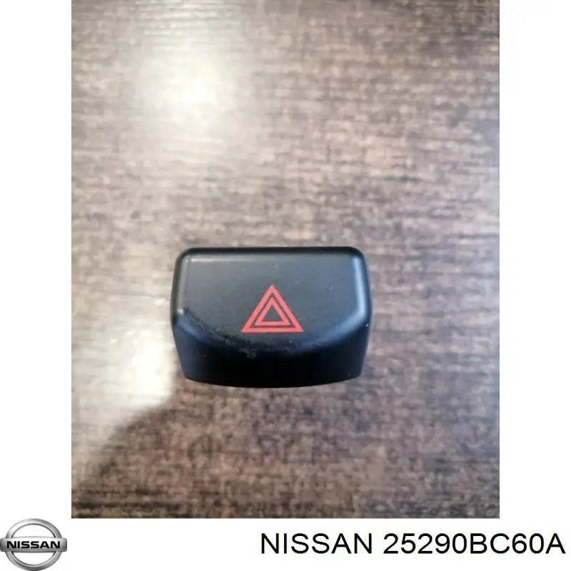 Кнопка аварийного сигнала Nissan/Infiniti 25290BC60A цена, от 3.42 USD