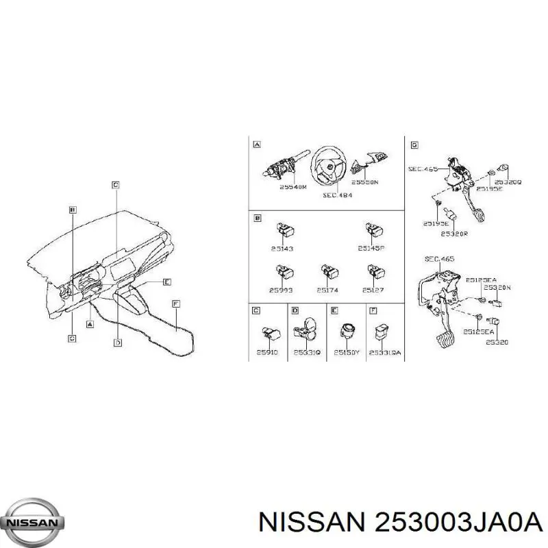 253003JA0A Nissan