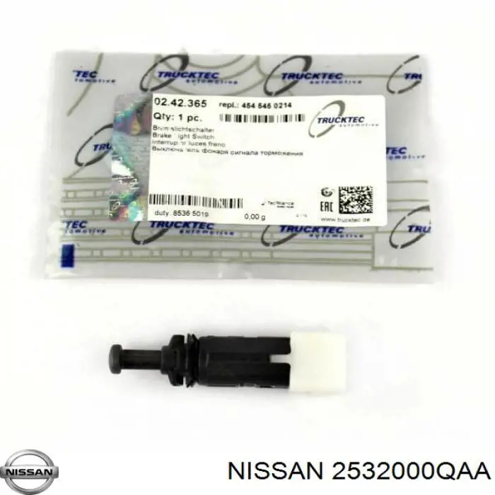 Лягушка тормоза Nissan/Infiniti 2532000QAA