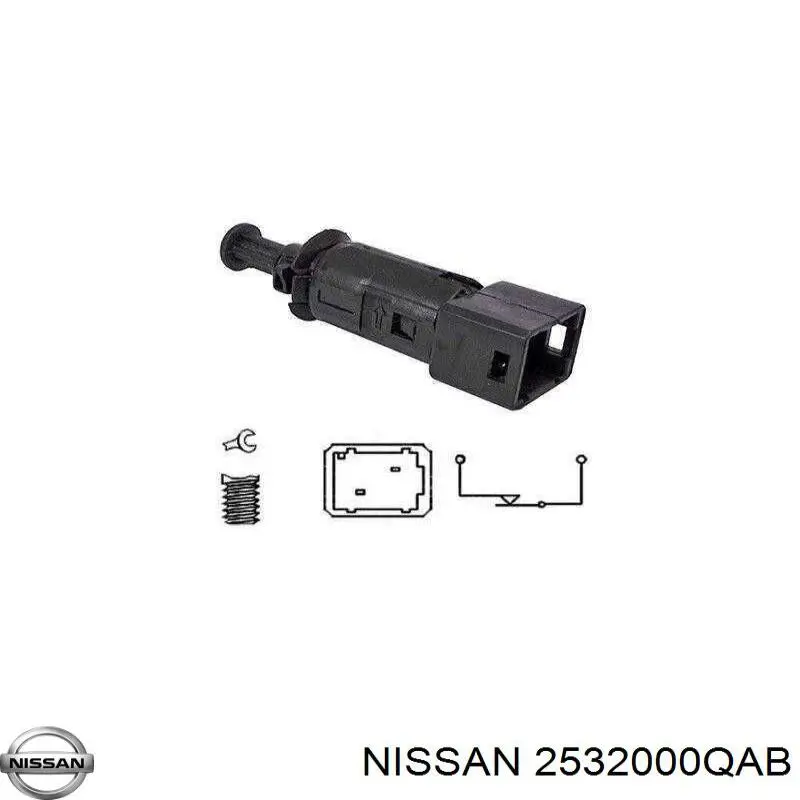 Датчик стоп сигнала 2532000QAB Nissan/Infiniti