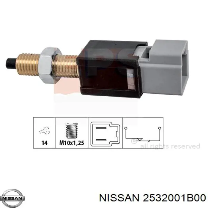 Купить 2532001B00 Nissan/Infiniti Лягушка стоп сигнала