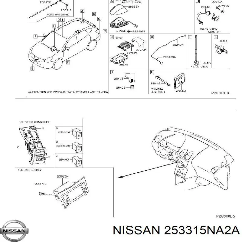  253315NA2A Nissan