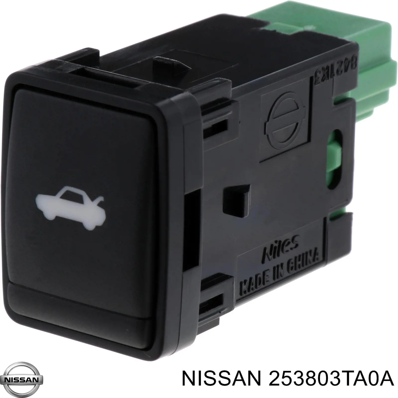 Кнопка привода замка крышки багажника (двери 3/5-й (ляды) Nissan/Infiniti 253803TA0A цена, от 8.70 USD
