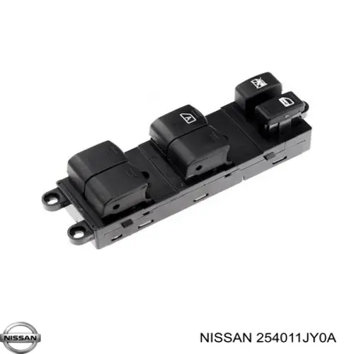 Кнопки переднего левого стеклоподъемника Nissan/Infiniti 254011JY0A