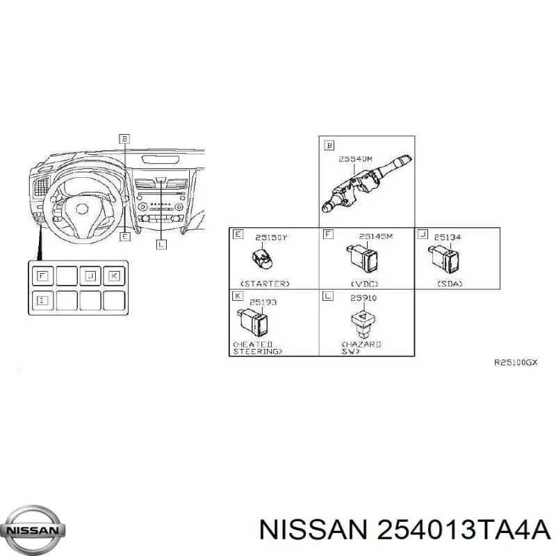 254013TA4A Nissan/Infiniti 