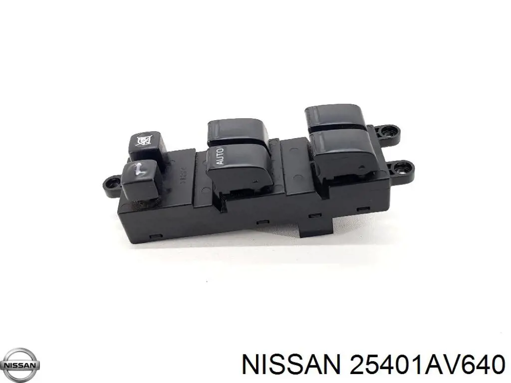 25401AV640 Nissan кнопочный блок управления стеклоподъемником передний левый