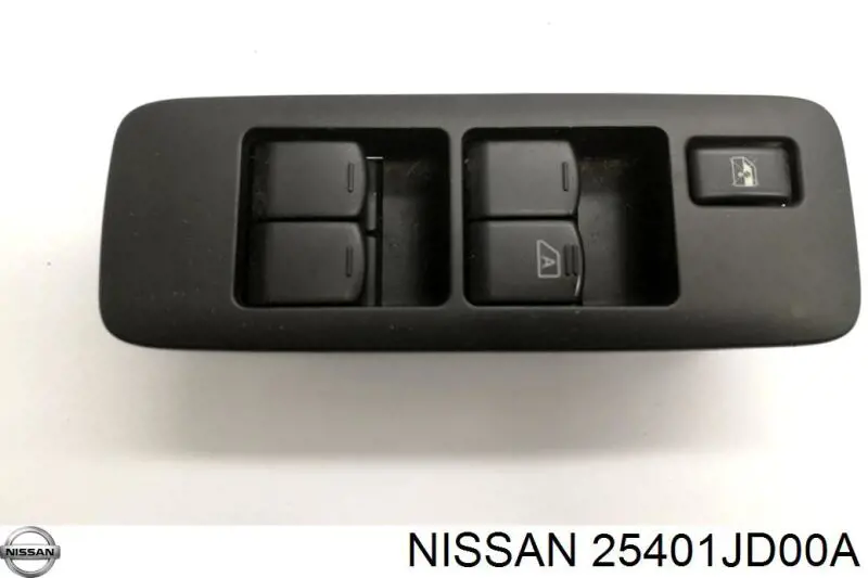 25401JD00A Nissan unidade de botões dianteira esquerda de controlo de elevador de vidro