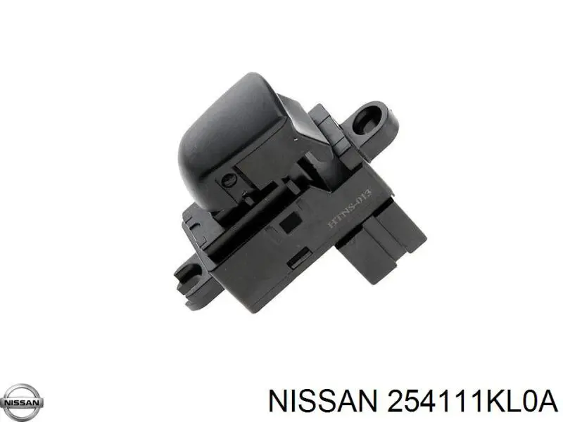 Botão traseiro de ativação de motor de acionamento de vidro para Nissan Leaf (ZE0)
