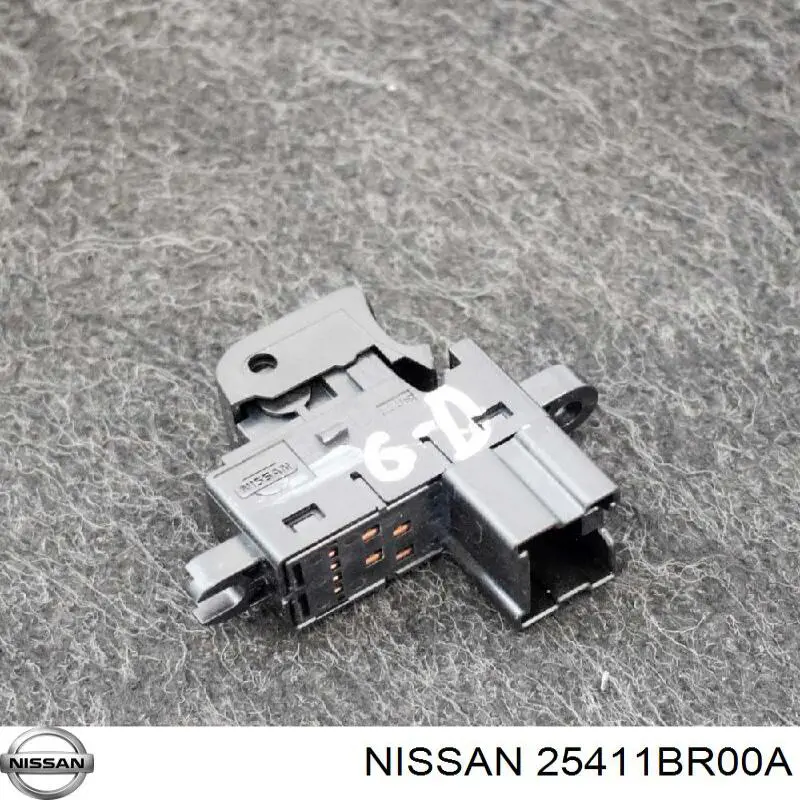 25411BR00A Nissan botão traseiro de ativação de motor de acionamento de vidro