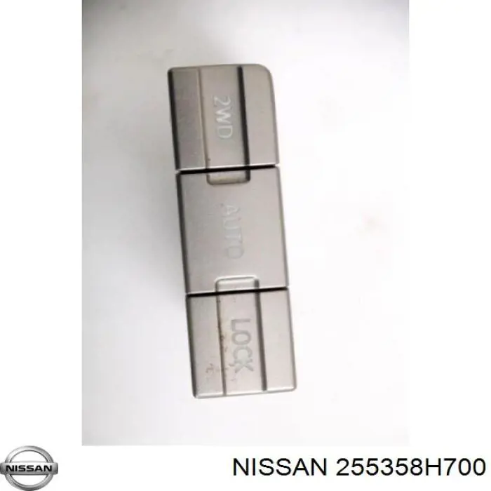 255358H700 Nissan botão de tração integral