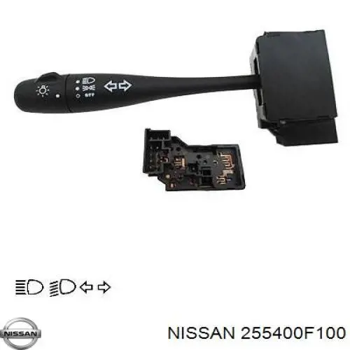 Переключатель подрулевой, левый Nissan/Infiniti 255400F100 цена, от 66.25 USD