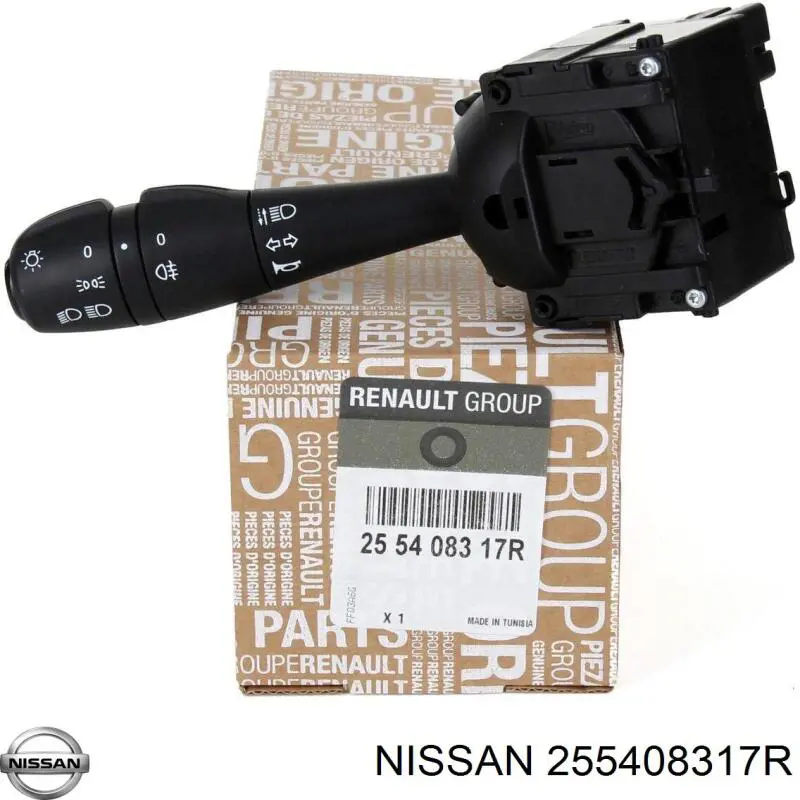 Переключатель подрулевой левый 255408317R Nissan