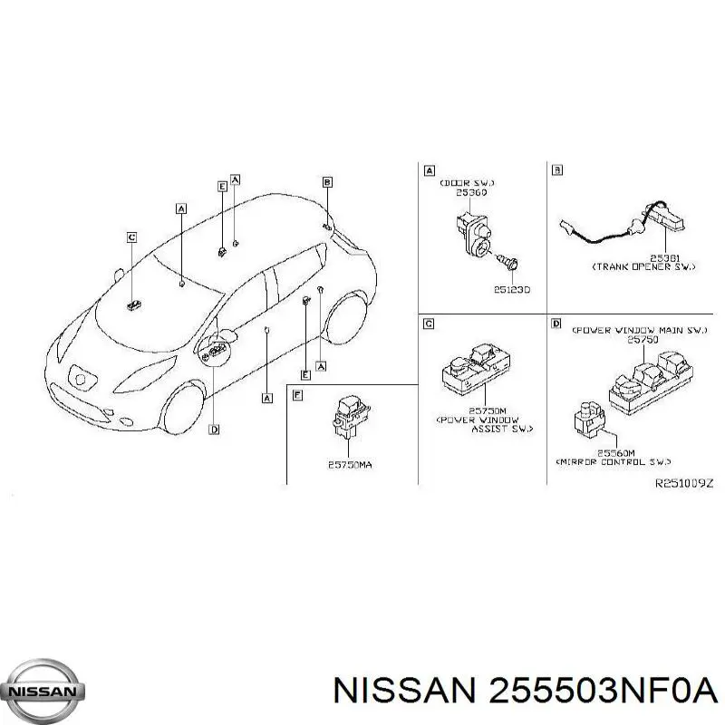  255503NF0A Nissan