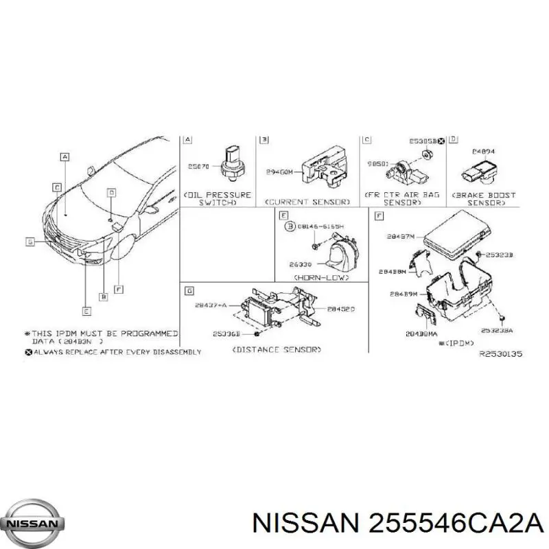 255546CA2A Nissan 