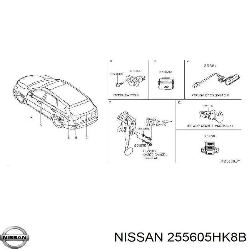 255605HK8B Nissan