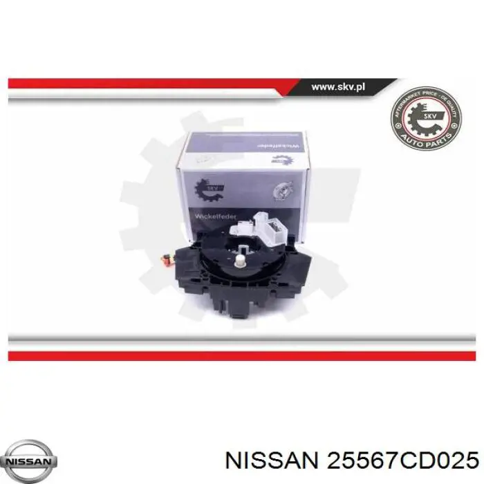 Переключатель подрулевой, центральная часть 25567CD025 Nissan