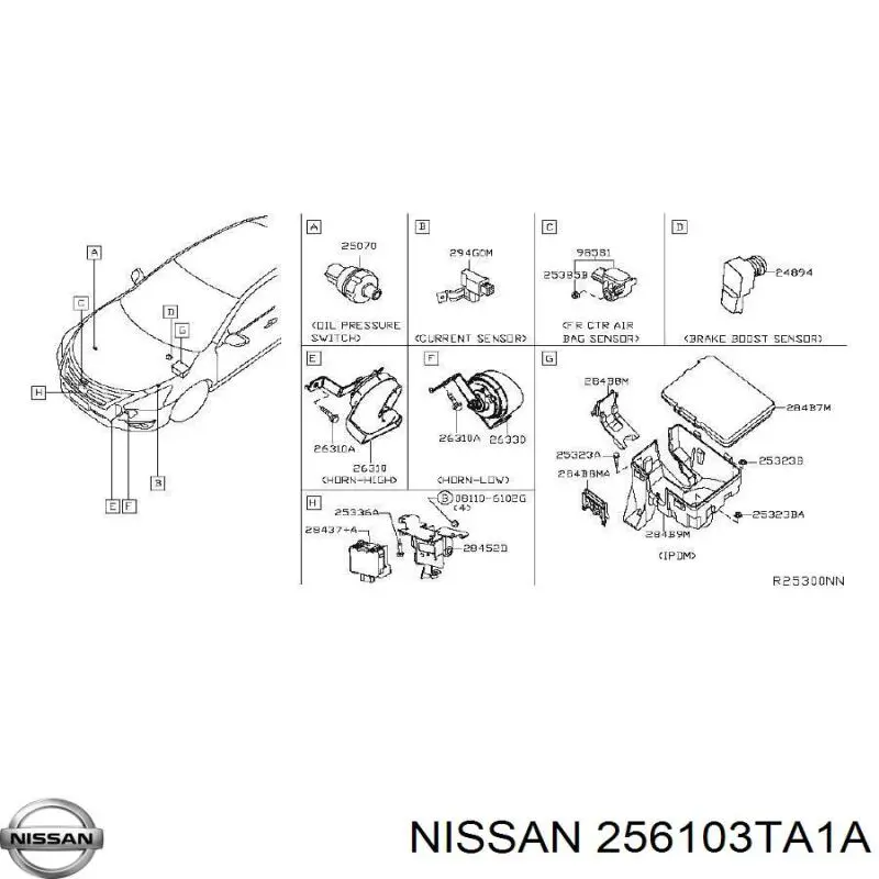 256103TA1A Nissan/Infiniti 