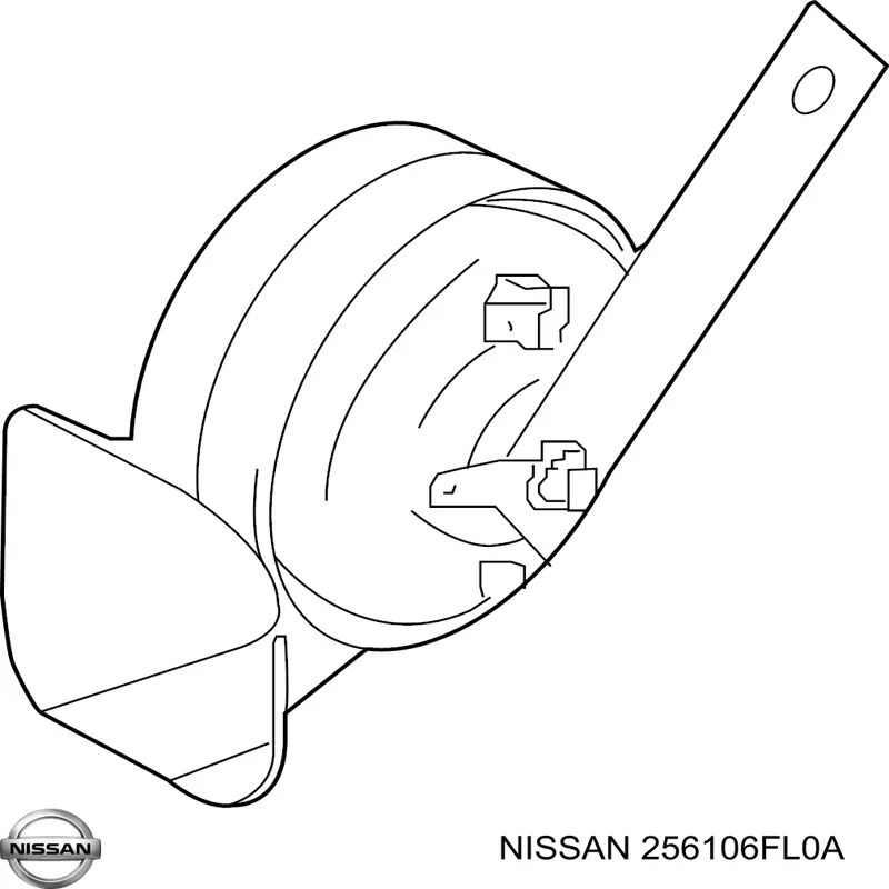 Автомобильный клаксон Nissan/Infiniti 256106FL0A цена, от 25.34 USD