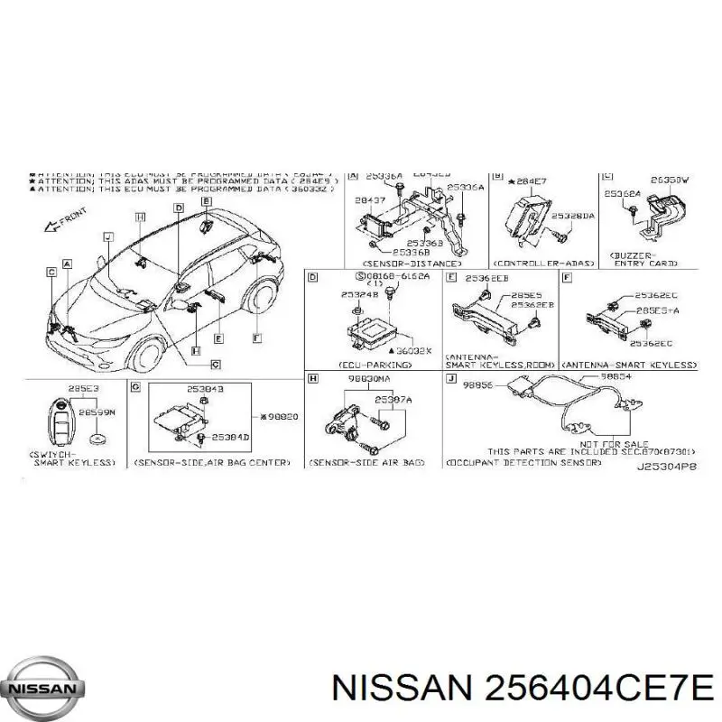  256404CE7E Nissan