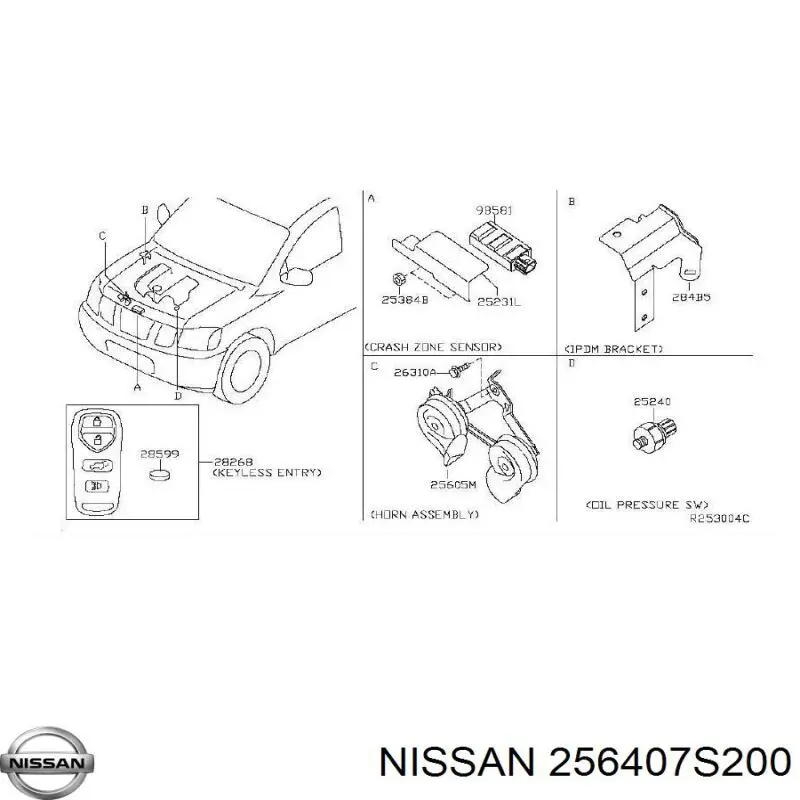 256407S200 Nissan 