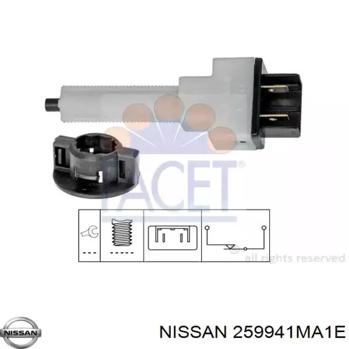  Nissan/Infiniti 259941MA1E цена, от 304.81 USD
