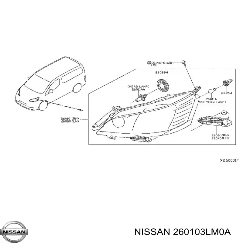  260103LM0A Nissan