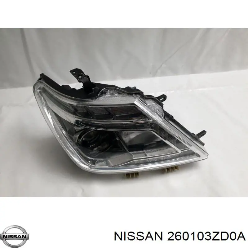 Правая блок фара Nissan/Infiniti 260103ZD0A цена, от 517.02 USD