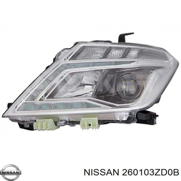 Правая блок фара Nissan/Infiniti 260103ZD0B цена, от 514.97 USD