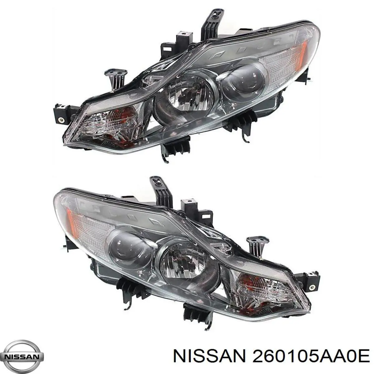 Правая блок фара Nissan/Infiniti 260105AA0E цена, от 510.73 USD