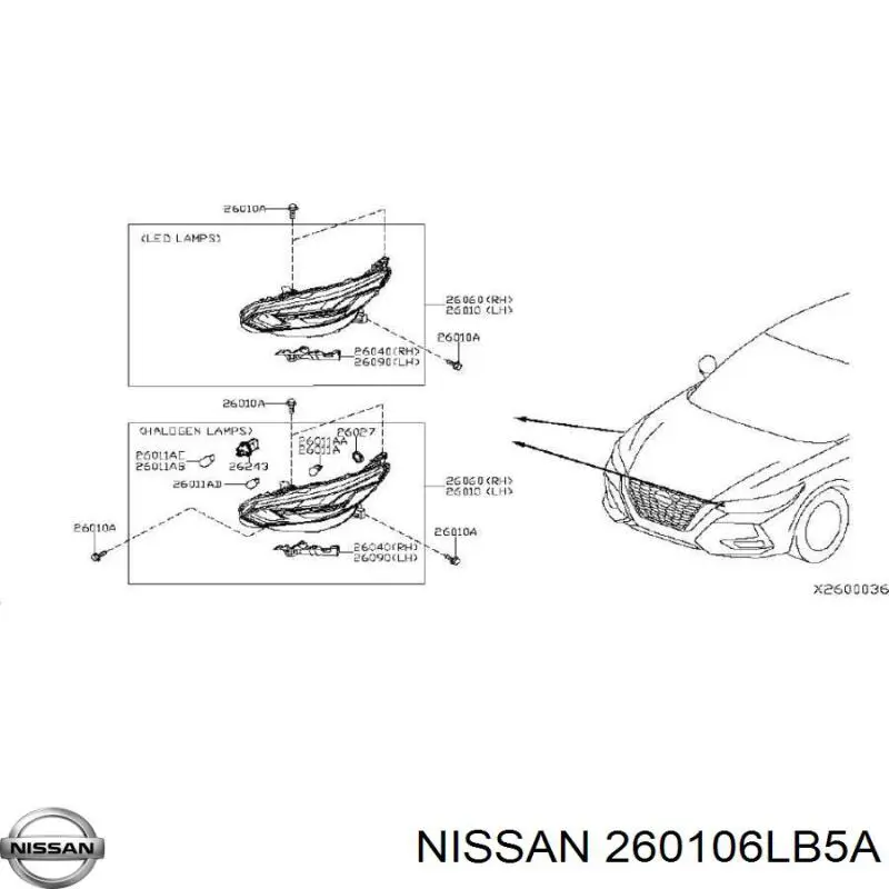  260106LB5A Nissan