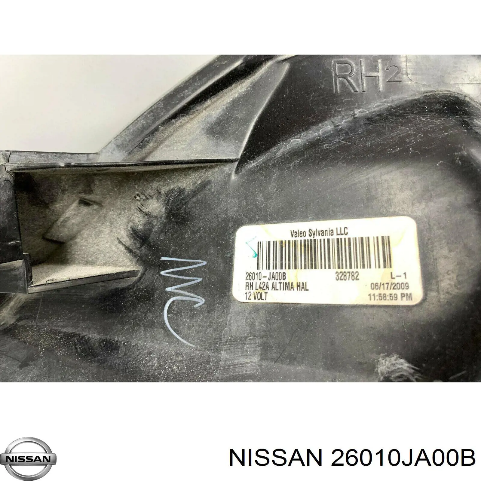 Правая блок фара Nissan/Infiniti 26010JA00B цена, от 201.46 USD