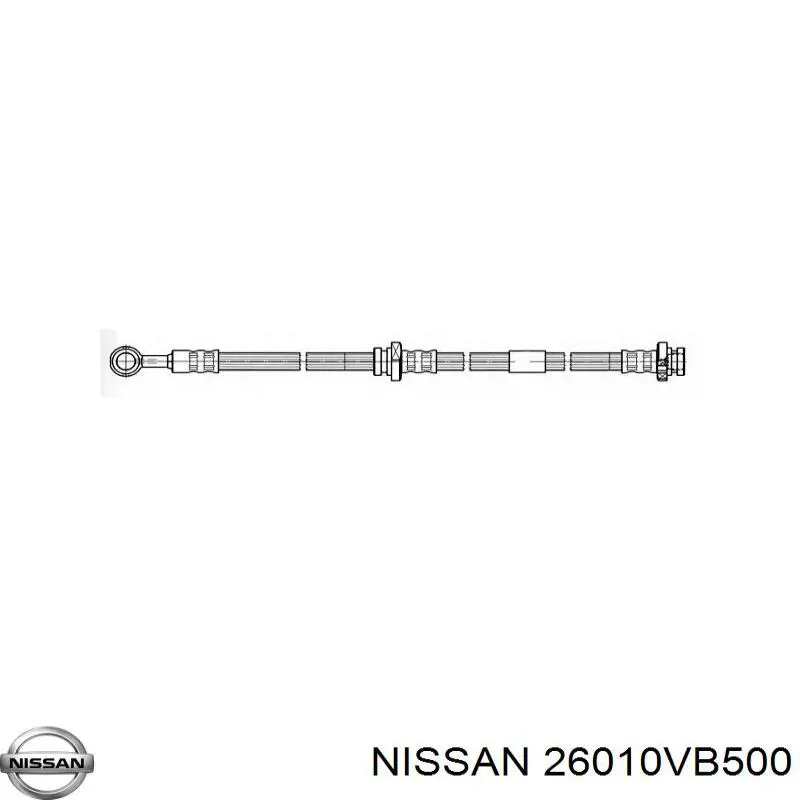 26010VB500 Nissan фара правая