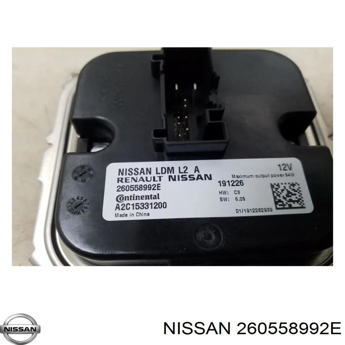  260558992E Nissan