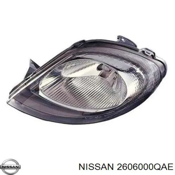 Фара левая 2606000QAE Nissan