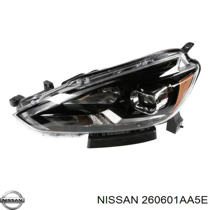 Фара левая 260601AA5E Nissan