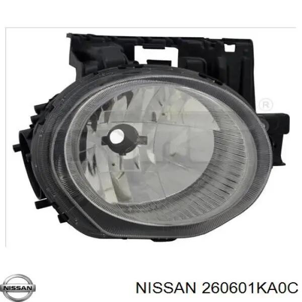 Фара левая 260601KA0C Nissan