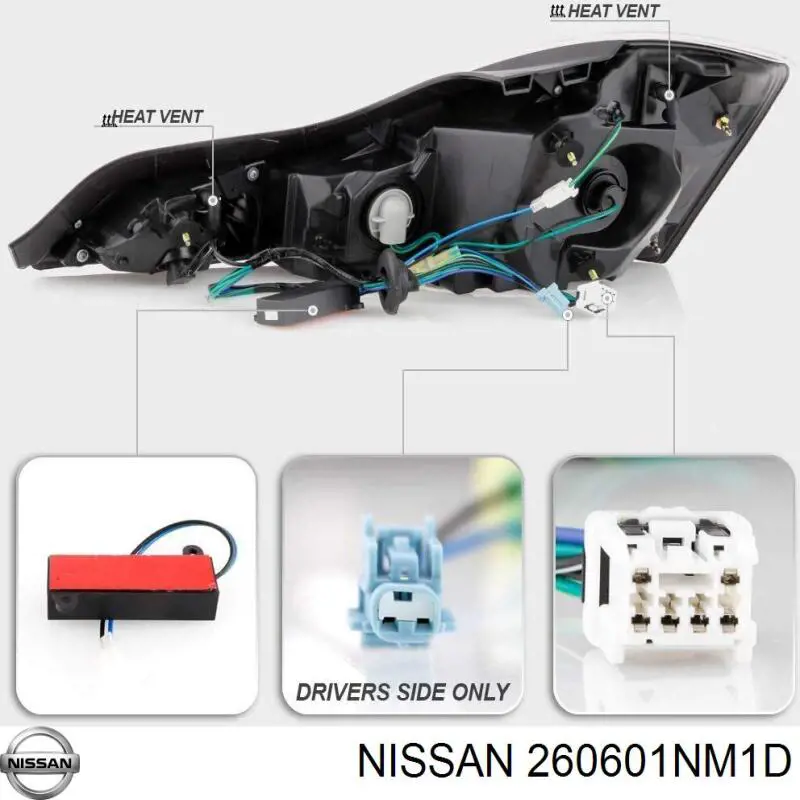 260601NM1D Nissan/Infiniti Фара