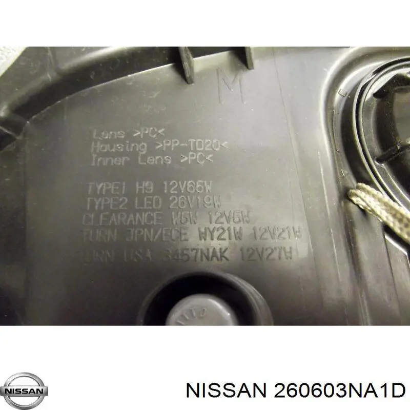 Купить 260603NA1D Nissan/Infiniti Фара левая передняя
