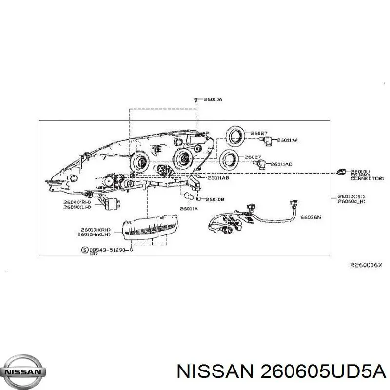  260605UD5A Nissan