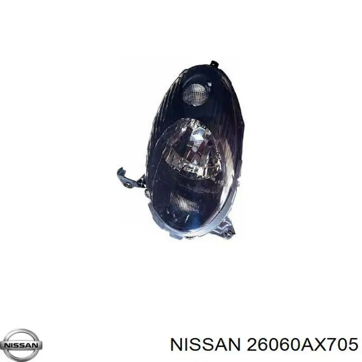 26060AX705 Nissan фара левая