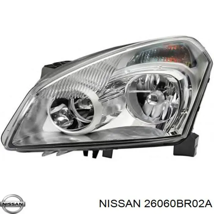 Фара левая 26060BR02A Nissan