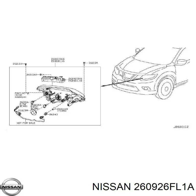  260926FL1A Nissan