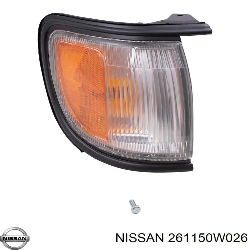 Указатель поворота левый 261150W026 Nissan