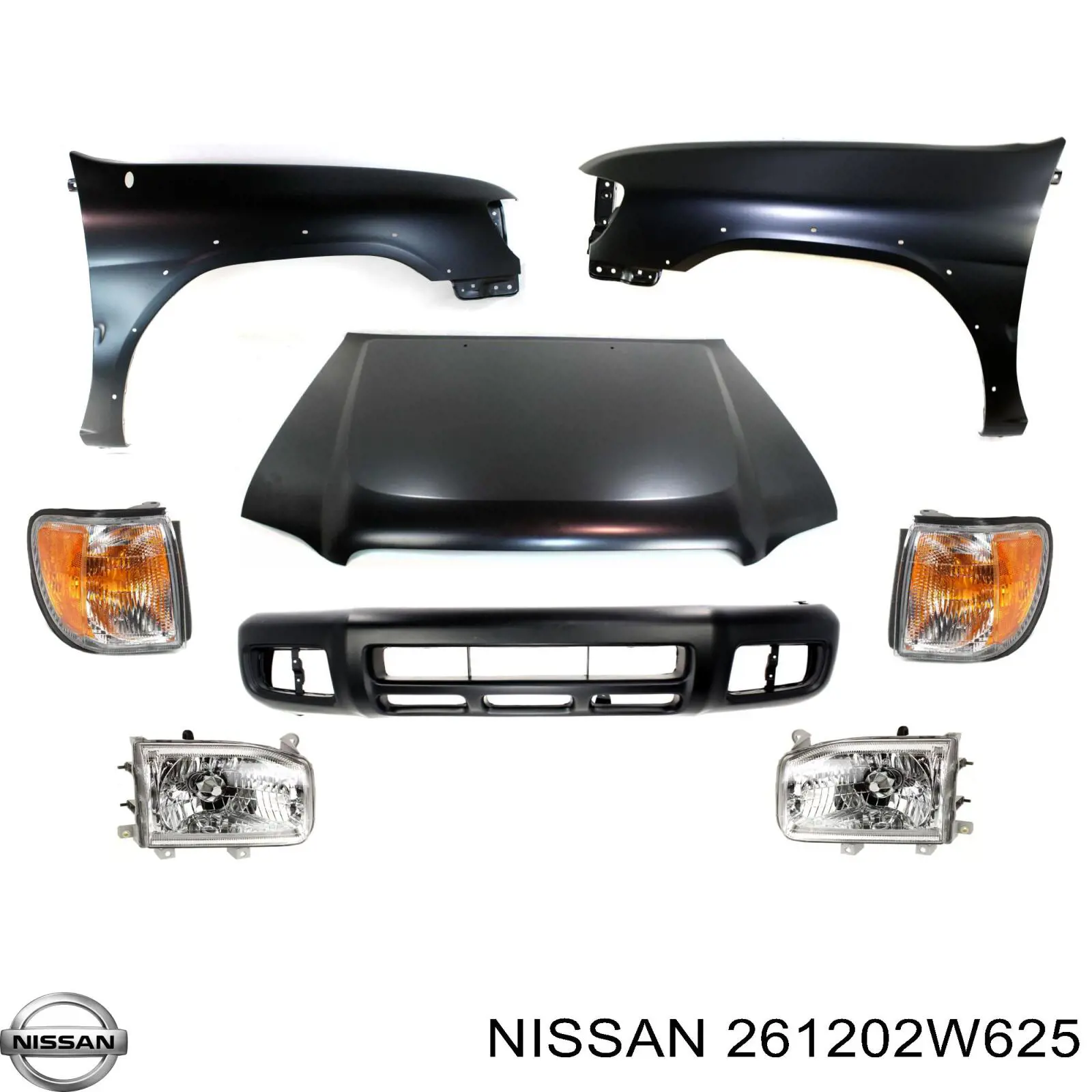 Купить 261202W625 Nissan/Infiniti Поворотник правый
