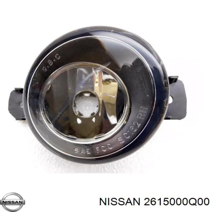 Фара противотуманная правая Nissan 2615000Q00