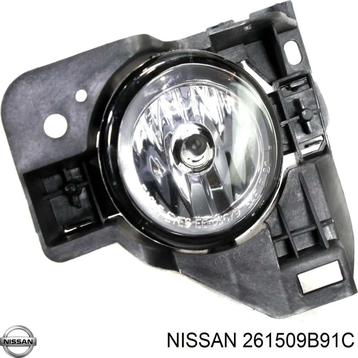 261509B91C Nissan luzes de nevoeiro direitas