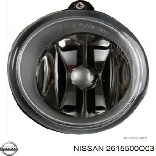Фара противотуманная левая 2615500Q03 Nissan/Infiniti